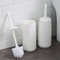 Long Handle Toilet Cleaning Brush With Standing Base Plastic WC Bathroom Accessories 1