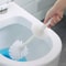 Long Handle Toilet Cleaning Brush With Standing Base Plastic WC Bathroom Accessories 3