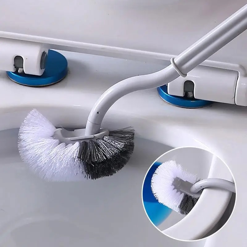 Plastic Toilet Brush With Long Handle Soft Hair WC Cleaning Brush For Squatting Pan Household Gap R 0