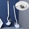 Plastic Toilet Brush With Long Handle Soft Hair WC Cleaning Brush For Squatting Pan Household Gap R 1