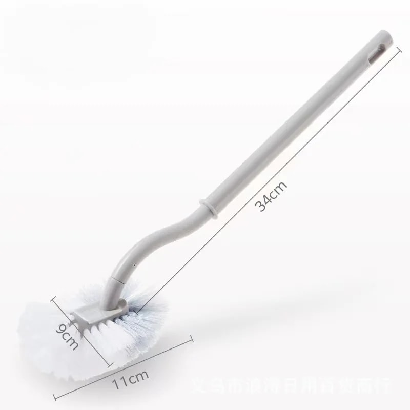 Plastic Toilet Brush With Long Handle Soft Hair WC Cleaning Brush For Squatting Pan Household Gap R 6