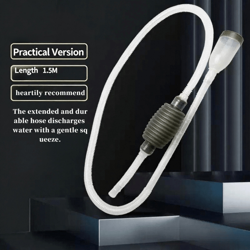 Manual Water Changer Semi-Automatic Aquarium Pump Cleaner Siphon Vacuum Fish Tank Water Changer