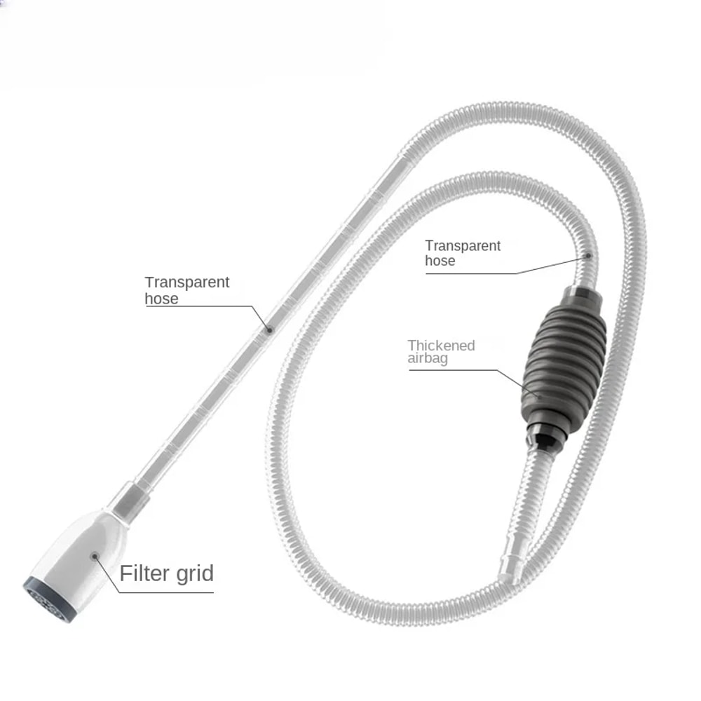 Manual Water Changer Semi-Automatic Aquarium Pump Cleaner Siphon Vacuum Fish Tank Water Changer
