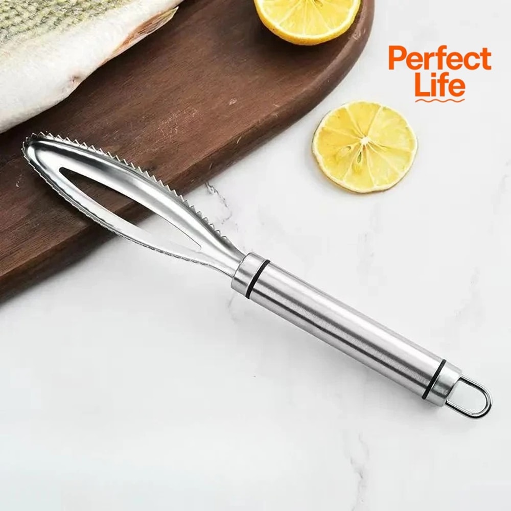 Fish Scales Removal Tool Stainless Steel Grater Peeler Scraper Fast Cleaner Tweezers For Easy Fish 5