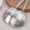 Stainless Steel Soup Ladles Rice Serving Spoon Heat Insulated Handle with Drain Hole Kitchen Utensils for Everyday Use