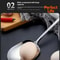 Stainless Steel Metal Serving Spoon Large Rice Spoon Ergonomic Salad Serving Utensils For Pasta Noo 3
