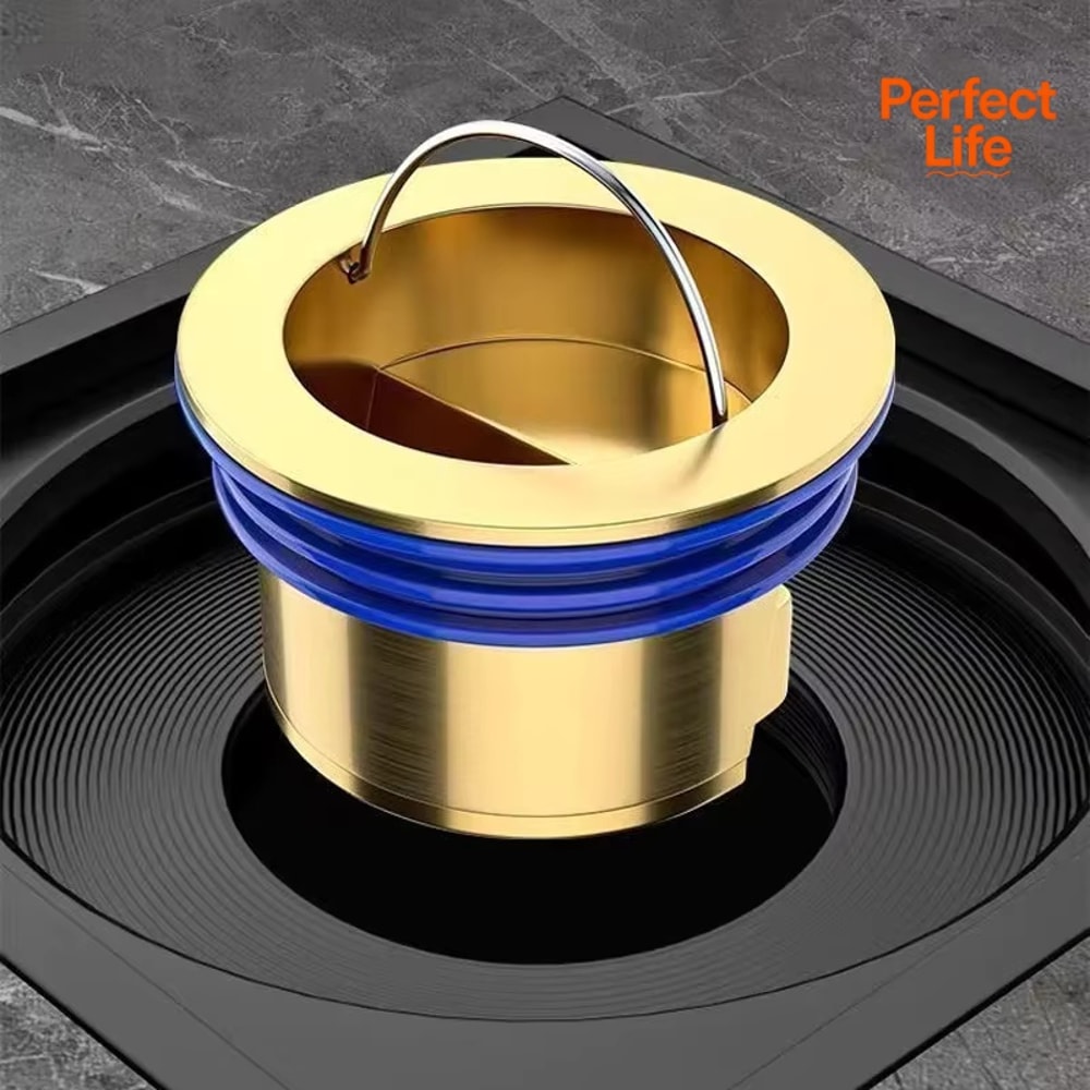 Copper Toilet Shower Floor Drain Core Self Sealing Device Anti Odor Insect Repellent Bathroom Acces 0