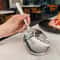 Heat Insulated Handle Stainless Steel Ladle Soup Rice Serving Spoon with Drain Hole Kitchen Utensils for Daily Use