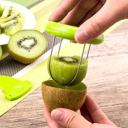 stainless steel kiwi peeler fruit cutter slicer fast kitchen gadgets creative fruit peeler