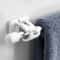 Self Adhesive Curtain Rod Clip Adjustable Clamp Hook Wall Bracket Holder NailFree Wall Hanging Clip 1