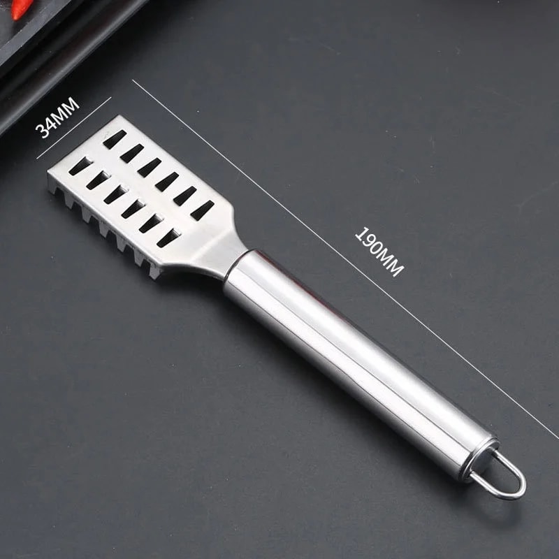 Fish Scale Knife Stainless Steel Scraping Boning Filleting Sawtooth Knife For Clean Cut 4