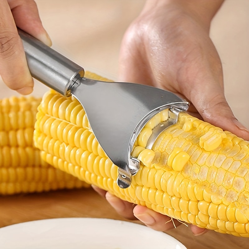 Corn Peeler Serrated Stainless Steel Thresher Cutting Knife Kitchen Tool For Fruit And Vegetable Pe 1