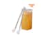 Cute Creative Stainless Steel Straw Spoon Multi-purpose Juice Milk Tea Spoon Coffee Stirring Spoon