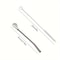 Cute Creative Stainless Steel Straw Spoon Multi-purpose Juice Milk Tea Spoon Coffee Stirring Spoon