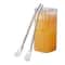 Cute Creative Stainless Steel Straw Spoon Multi-purpose Juice Milk Tea Spoon Coffee Stirring Spoon