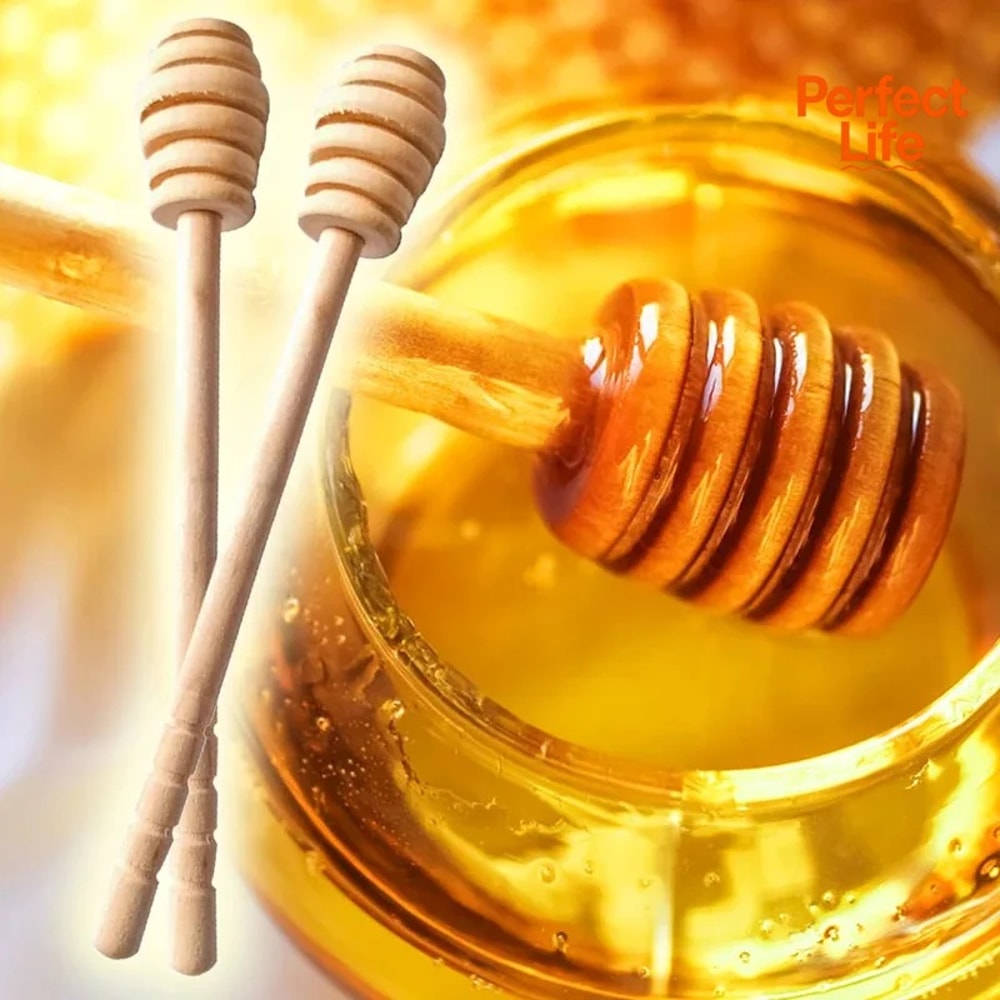 Wooden Spoon Set For Dessert Honey Stir Bar Mixing Handle Spoon For Tea Coffee Tableware Utensils F 0