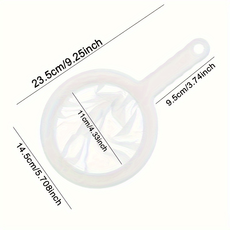 Reusable Mesh Hand-held High Density Mesh Filter Bag for Tea Coffee Wine Nut Oil Yogurt Soya Milk Net