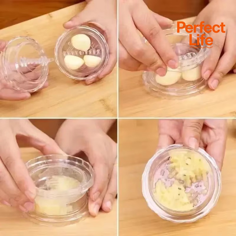 Multifunctional Garlic Crusher Manual Garlic Press Roll Chopper Kitchen Gadgets Home Appliance 3