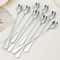 Long Handled Spoons Set Stainless Steel Coffee Spoons Pointed Mixing Spoons Round Ice Serving Spoon 0