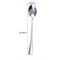 Long Handled Spoons Set Stainless Steel Coffee Spoons Pointed Mixing Spoons Round Ice Serving Spoon 5