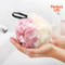 Bath Flower For Relaxing Bath Time Large Color Blocking PE Soft Scrubbing Bubble Net Dual Shade 4