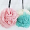 Bath Flower For Relaxing Bath Time Large Color Blocking PE Soft Scrubbing Bubble Net Dual Shade 0