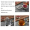 Stainless Steel Tea Filter Herbal Ball Mesh Strainer Seasoning Ball Locking Reusable For Teakettle 2