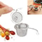 Stainless Steel Tea Filter Herbal Ball Mesh Strainer Seasoning Ball Locking Reusable For Teakettle 3