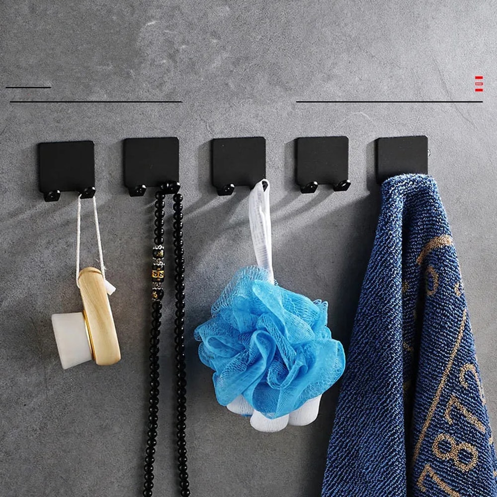 Punch-free Razor Holder, Storage Hook, Space Aluminum Bathroom Accessories