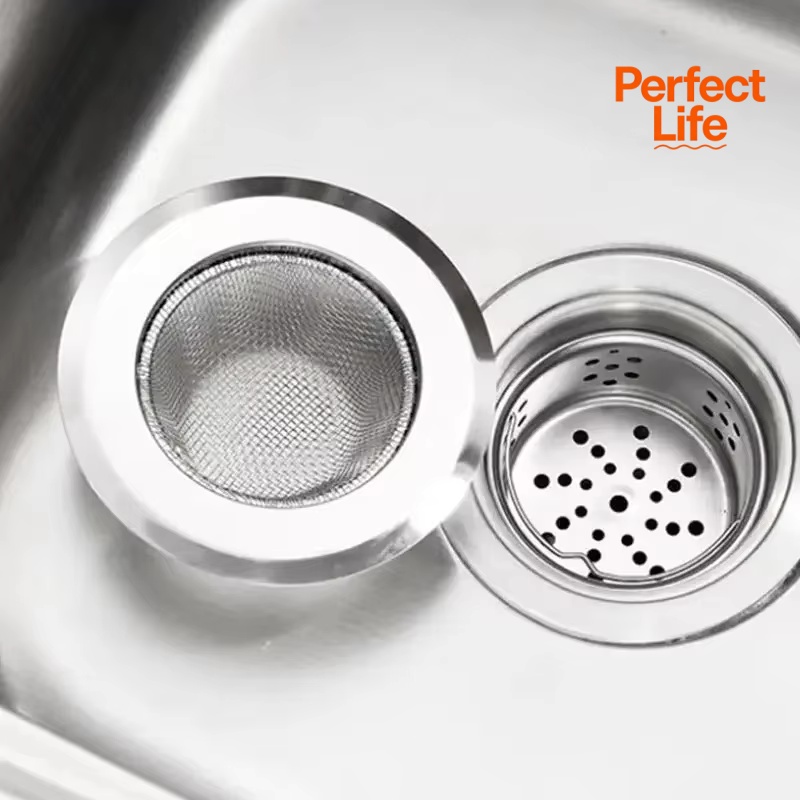 AntiBlocking Kitchen Sink Strainer Stainless Steel Funnel Hair Strainer For Basin Floor Drain Dishw 2