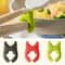Silicone Kitchenware Set MultiFunction Spatula Shelf And SpillProof Spoon Pot Lid Rack 0