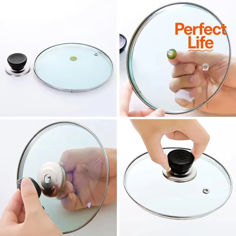 Pot Cover Head Universal Plastic Glass Pot Button Cover Cap Pot Cover Handle Cover Bead 1