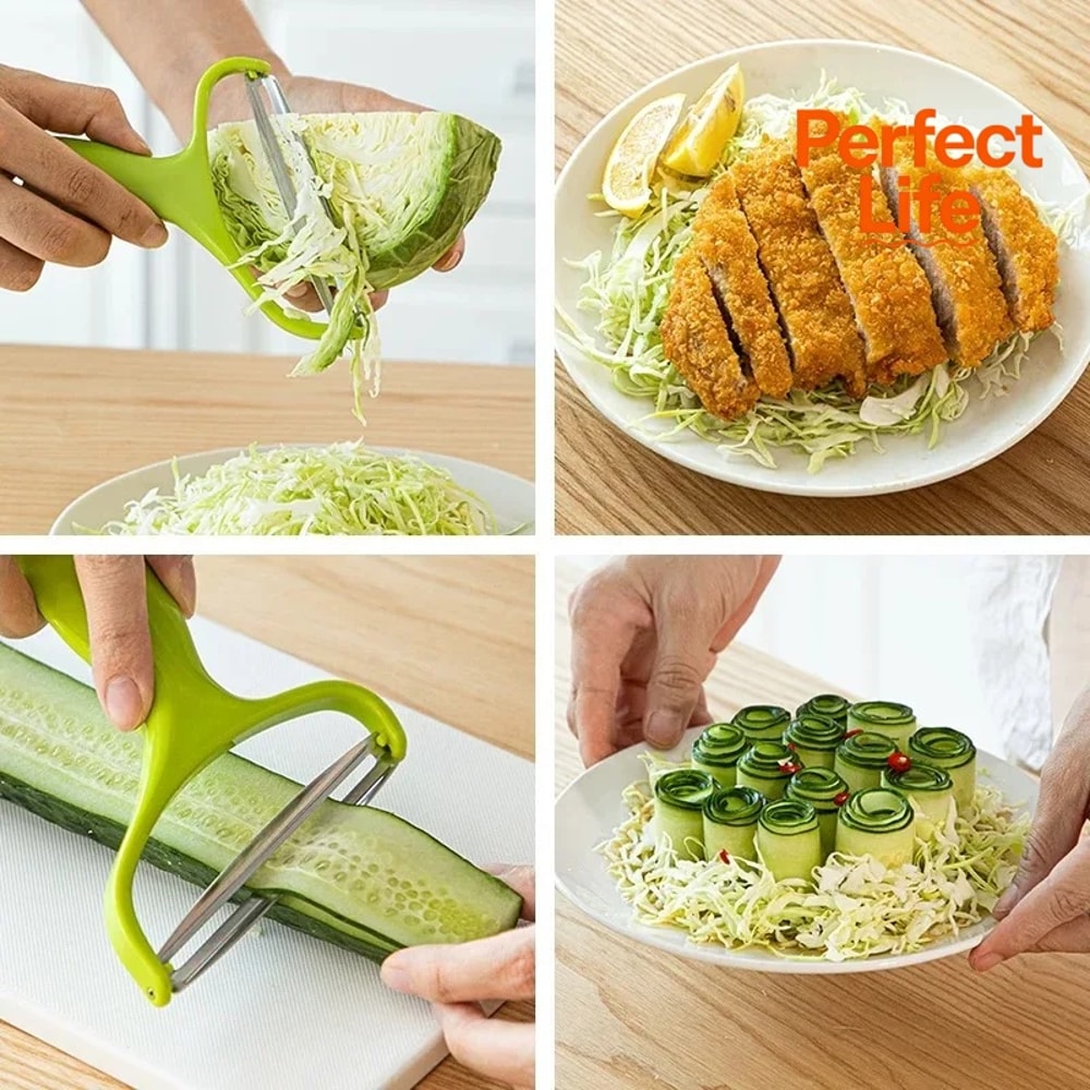 Vegetable Peeler And Fruit Slicer Stainless Steel Graters For Salad And Potato Wide Mouth Kitchen C 3