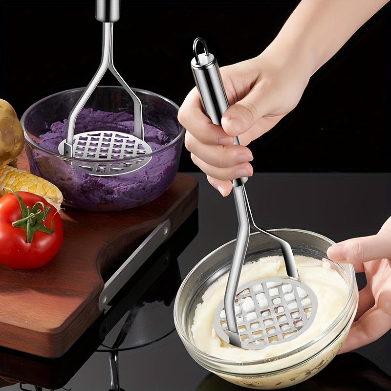 Durable Manual Potato Triturator Stainless Steel Crushing Apparatus For Easy Use 4