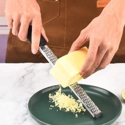 sharp blade stainless steel manual grater peeler for lemon, cheese, and vegetable kitchen tools
