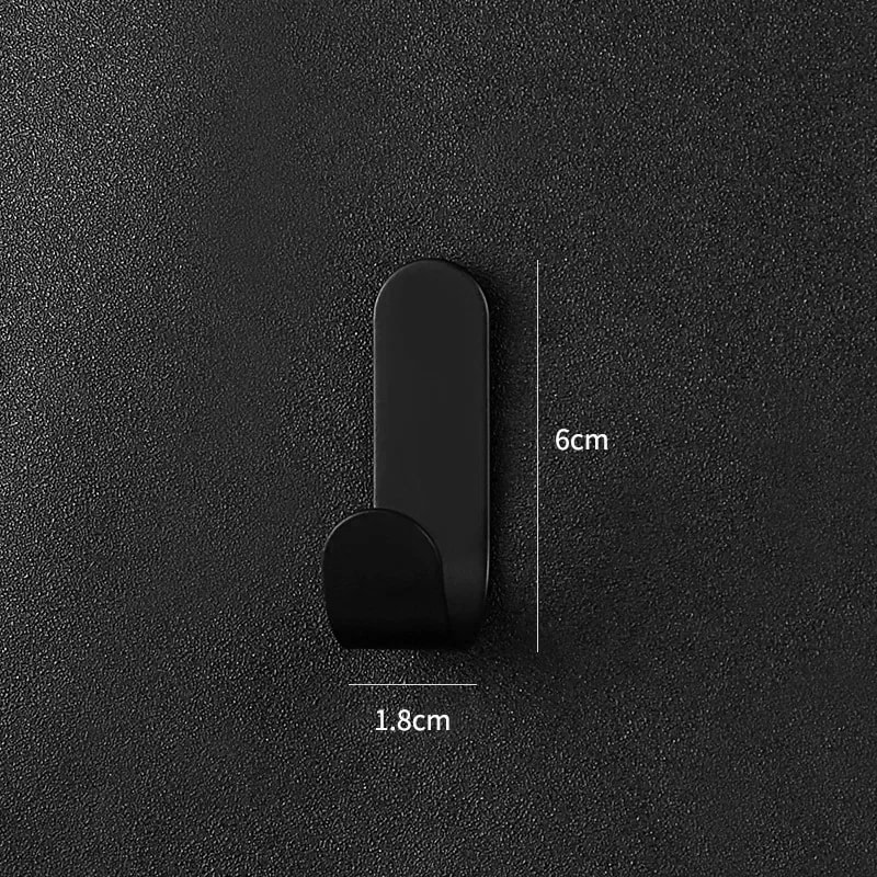 Waterproof SelfAdhesive JHook Set For Bathroom Towel Key Kitchen 5