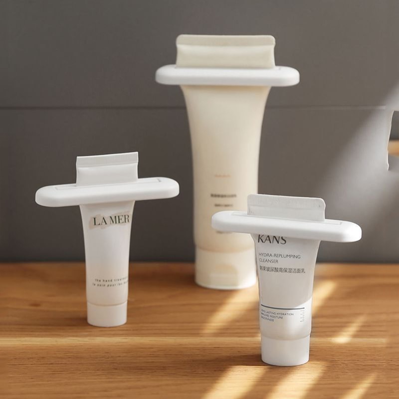 Household Manual Toothpaste Rolling Squeezer Clip for Facial Cleanser Hand Cream