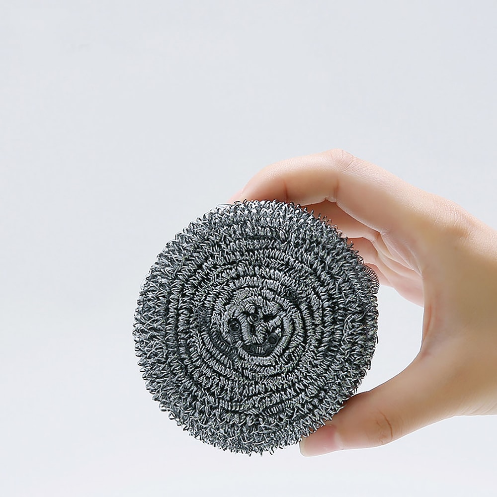 Stainless Steel Scrubber Steel Wool Scouring Pad For Kitchens Bathroom And More High Resistance Scr 3