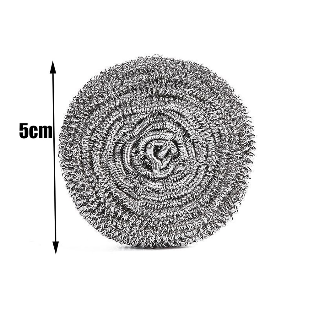Stainless Steel Scrubber Steel Wool Scouring Pad For Kitchens Bathroom And More High Resistance Scr 5