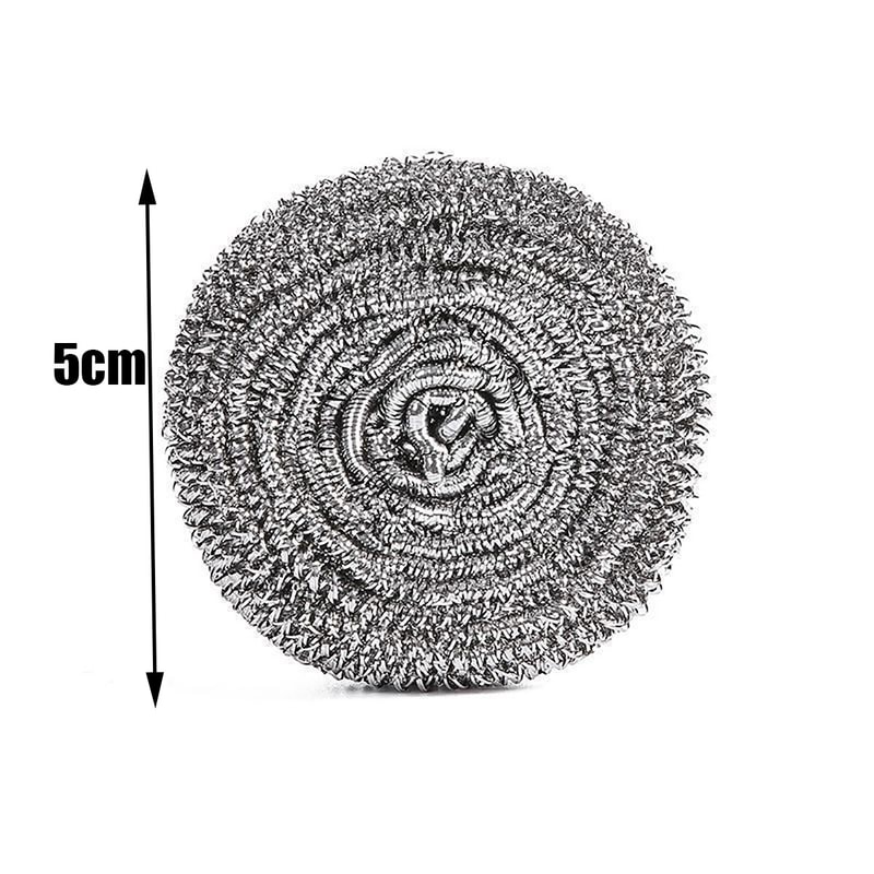 Stainless Steel Scrubber Steel Wool Scouring Pad For Kitchens Bathroom And More High Resistance Scr 5