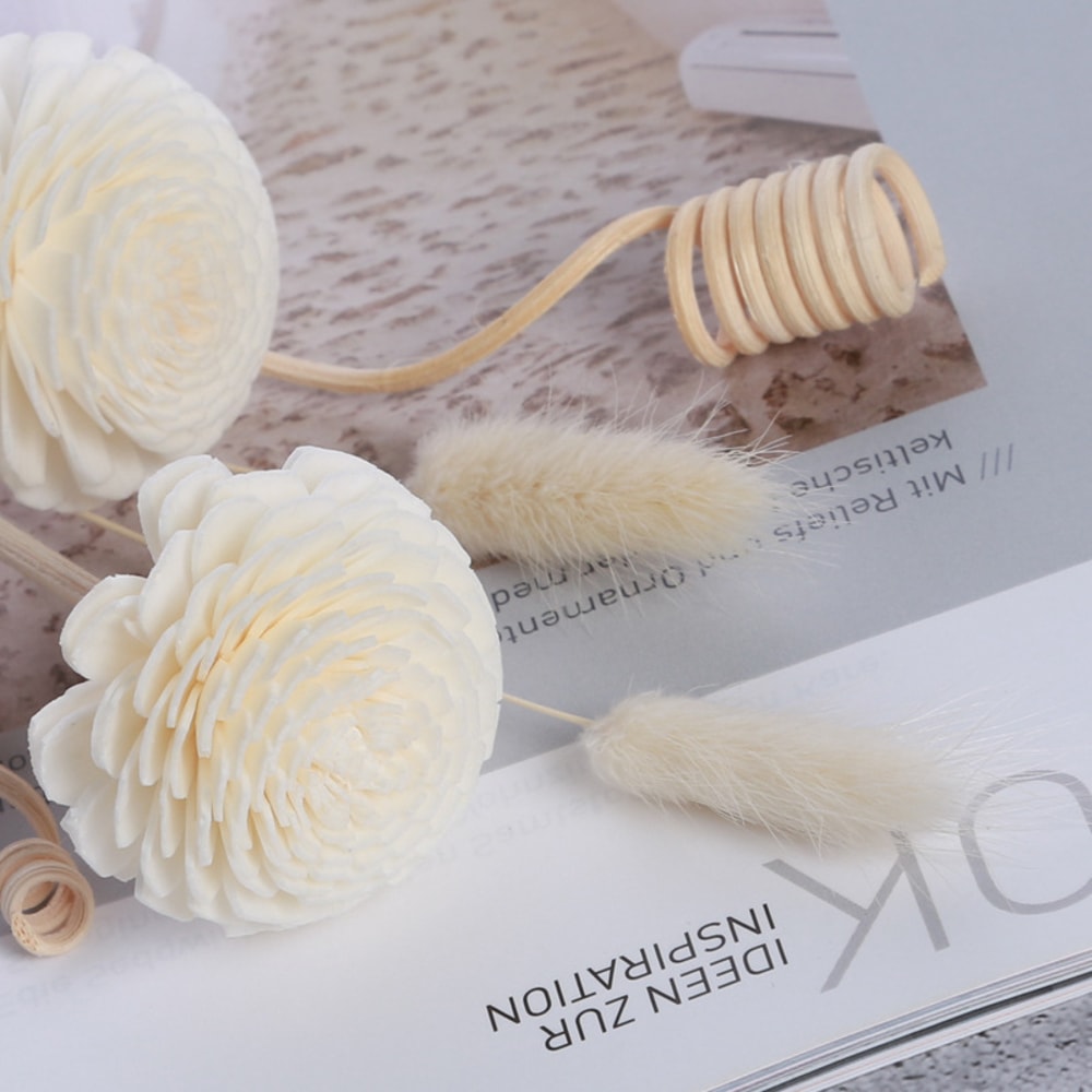 Flower Aromatherapy Rattan No Fire Aroma Diffuser Sticks for Living Room Incense Supplies
