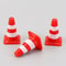 Mini Traffic Signs Roadblock Toy Set for Kids, Traffic Cone Sport Training, Construction Car Theme Party Decoration