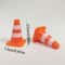 Mini Traffic Signs Roadblock Toy Set for Kids, Traffic Cone Sport Training, Construction Car Theme Party Decoration