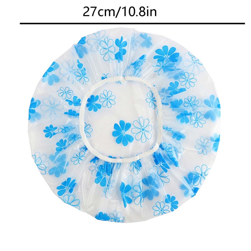 Shower Dry Hair Cap Waterproof Household Shower Cap Long Hair Sanitary Hat For Bathing 3