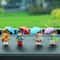 Mini Car Interior Decoration, Cute Umbrella Couple Action Figures for Rearview Mirror, Dashboard Ornaments and Gift