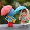 Mini Car Interior Decoration, Cute Umbrella Couple Action Figures for Rearview Mirror, Dashboard Ornaments and Gift