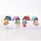 Mini Car Interior Decoration, Cute Umbrella Couple Action Figures for Rearview Mirror, Dashboard Ornaments and Gift