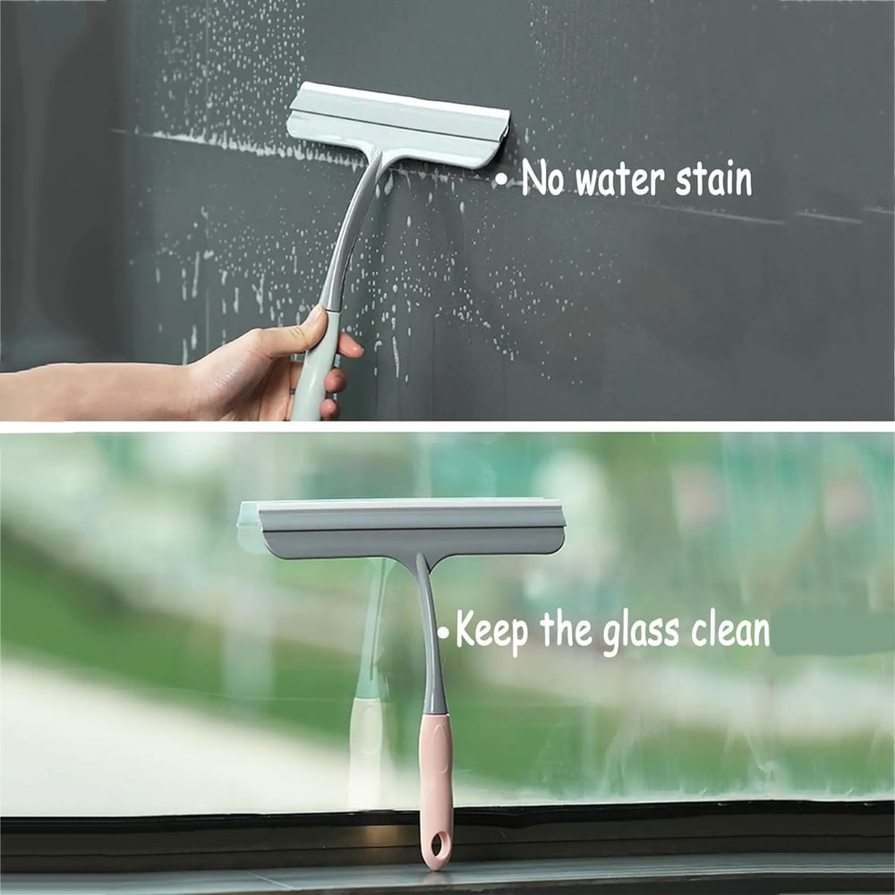 Shower Window Squeegee for Shower Doors, Bathroom Window, Car Glass, Housekeeping Tool