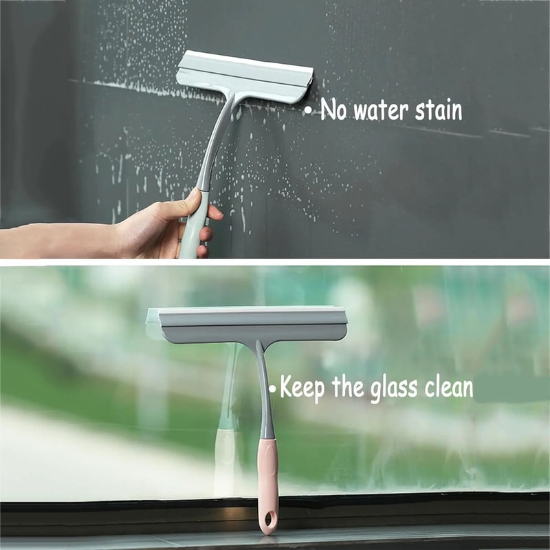 Shower Window Squeegee for Shower Doors, Bathroom Window, Car Glass, Housekeeping Tool
