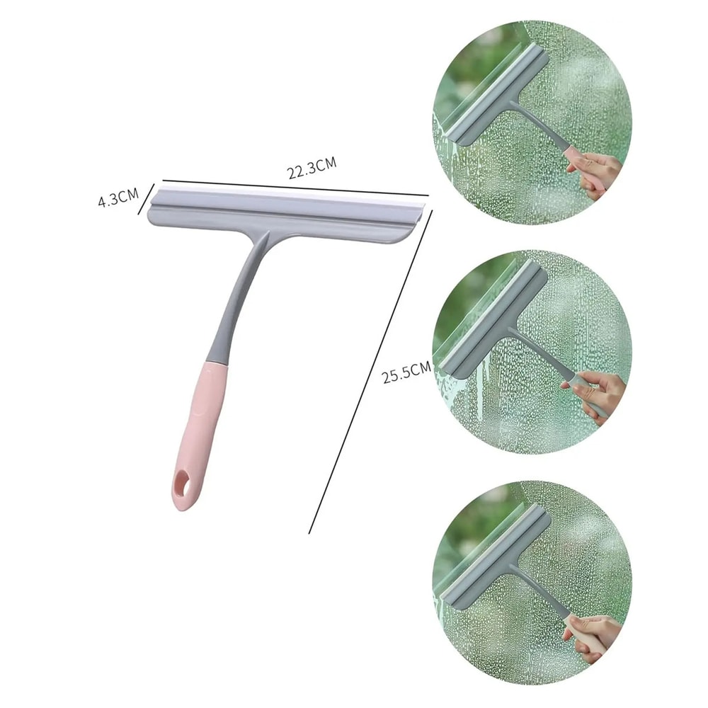 Shower Window Squeegee for Shower Doors, Bathroom Window, Car Glass, Housekeeping Tool